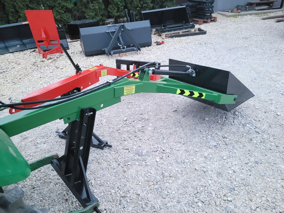 Ładowacz/ TUR na tył ciągnika HYDRAULICZNY łyżka do ziemi/ Widły DOWÓZ