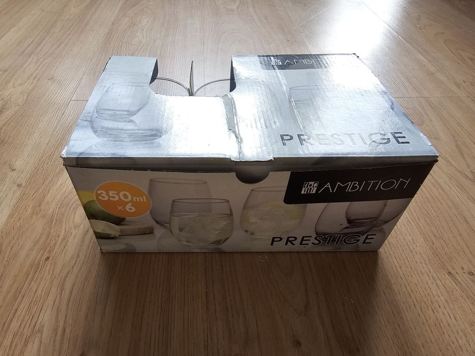 Szklanki PRL 350 ml blekitne niebieskie Tanio Nie Używane !