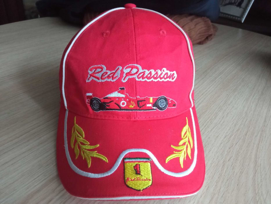 Кепка гоночная"Red Passion"(коттон,58р)