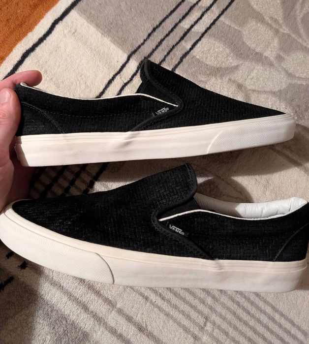 Замшевые кеды, слипоны Vans, размер 44,5(28,5)