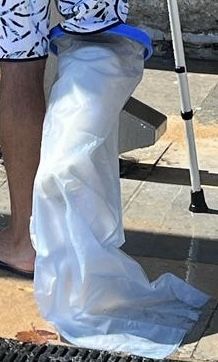 Protector de Gesso ou ligadura para perna inteira