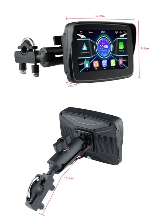 Navegador Carplay Android Auto para Moto 5 polegadas Mtc-10 NOVO