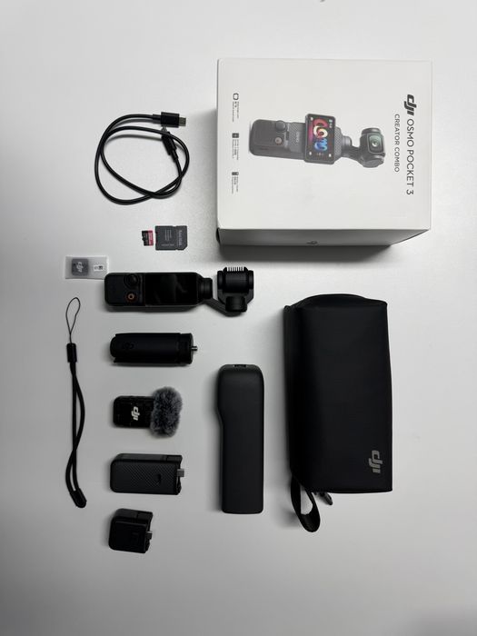DJI Osmo Pocket 3 Creator Combo / Karta 256GB / Gwarancja