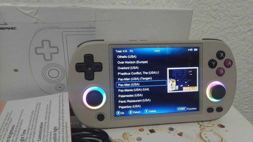 Consola Portátil Anbernic RG40XX H - Cinza - Nova!!