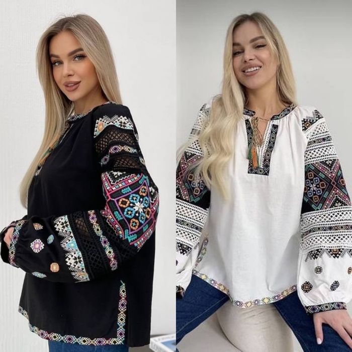 Натуральна вишиванка 1XL, 2XL, 3XLL,