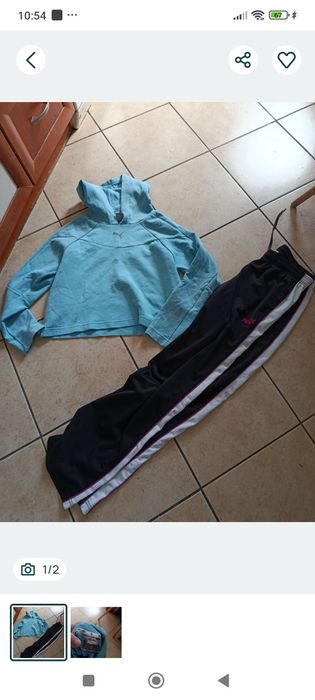 Dres damski M Puma bluza plus spodnie