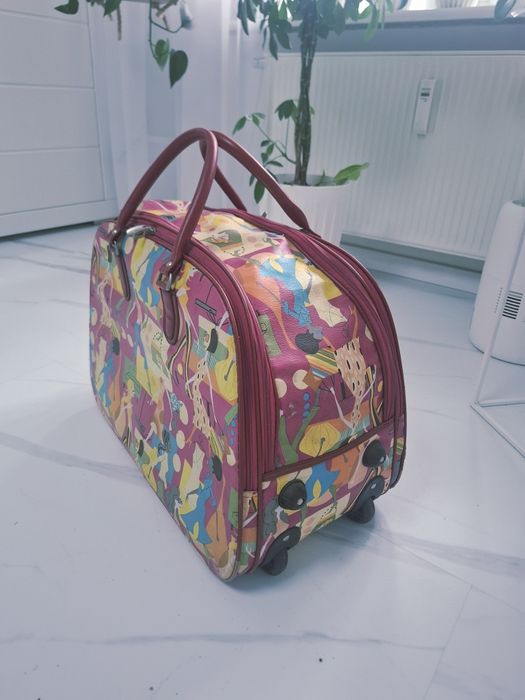 Torba weekendowa walizka podrózna  ze stelażem  wzory