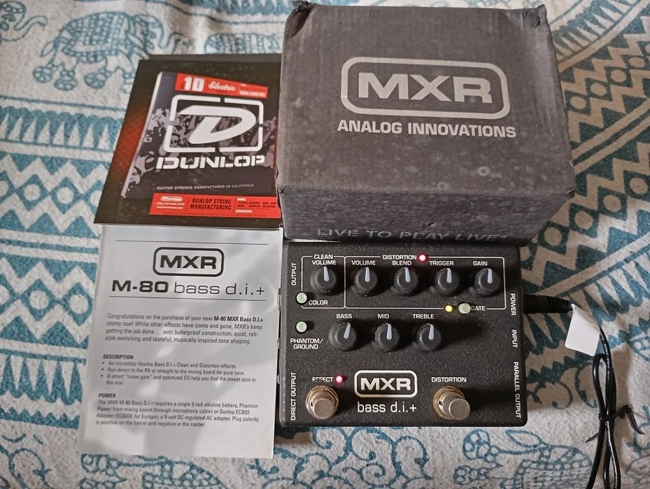 Pedal de baixo MXR M-80  d.i. +