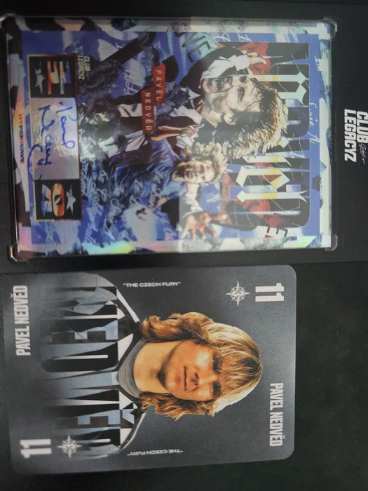 Pavel Nedved on card auto /75