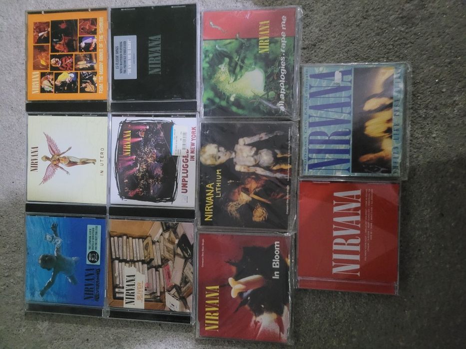 Coleção de cds Nirvana