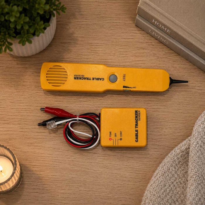 Szukacz Przewodów Cable Tracker Tester Kabli RJ11 RJ45