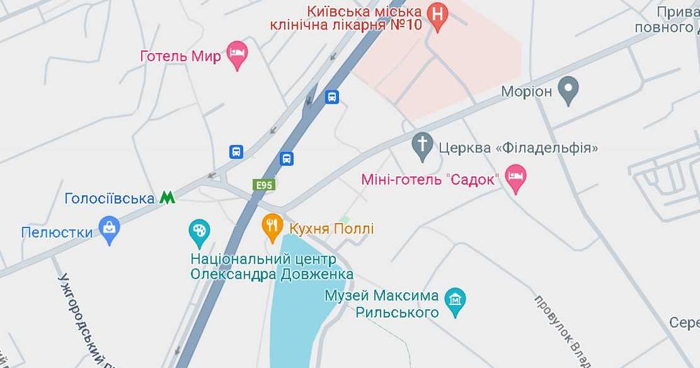 Земля в центрі столиці біля метро Голосіївська з будинком