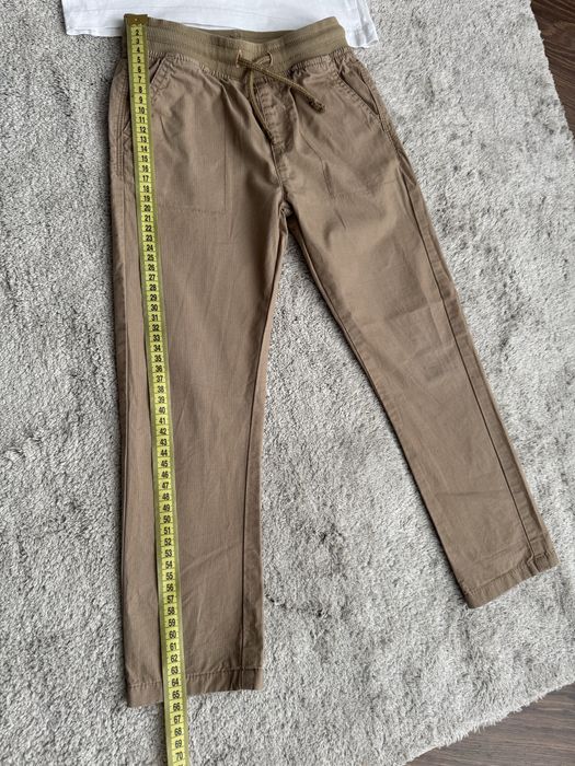 Джинсова сорочка біла футболка брюки 110 см 5 років для хлопчика