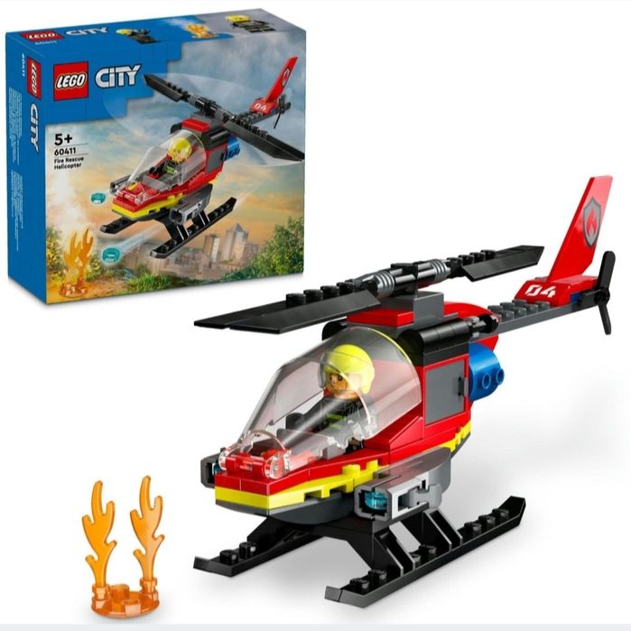 LEGO 60411 CITY Strażacki helikopter ratunkowy