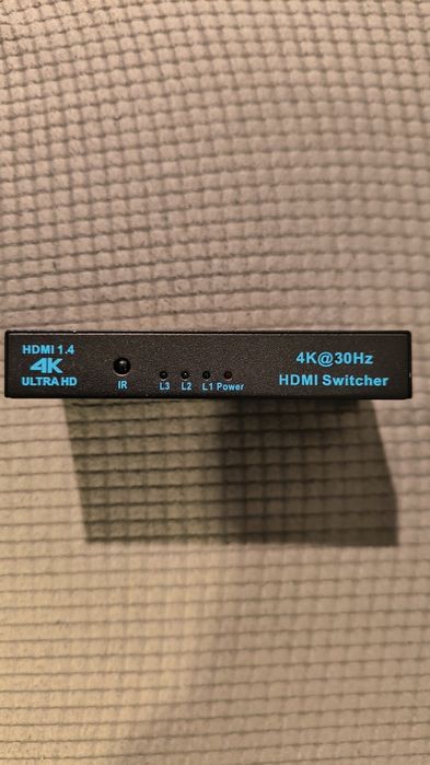 Switch HDMI 3X1 4K novo na caixa