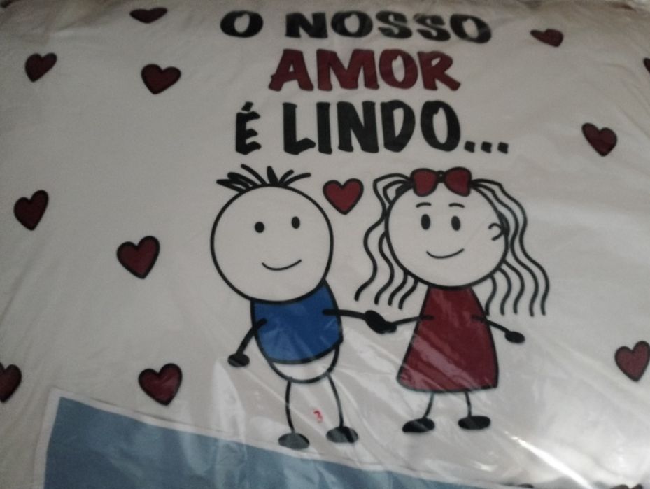 Conjunto  2 almofadas dia dos namorados novas