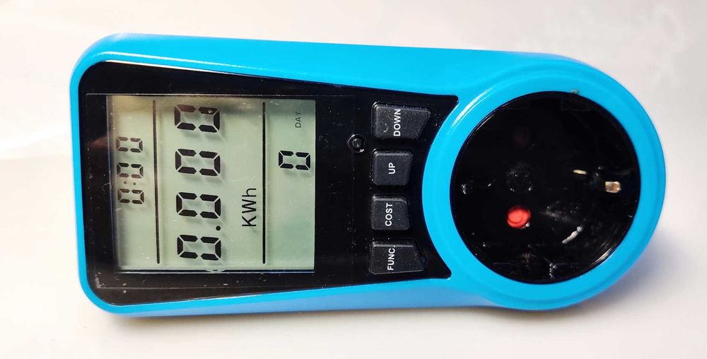 Ваттметр, вольтметр, амперметр, счетчик электроэнергии розетка энергом