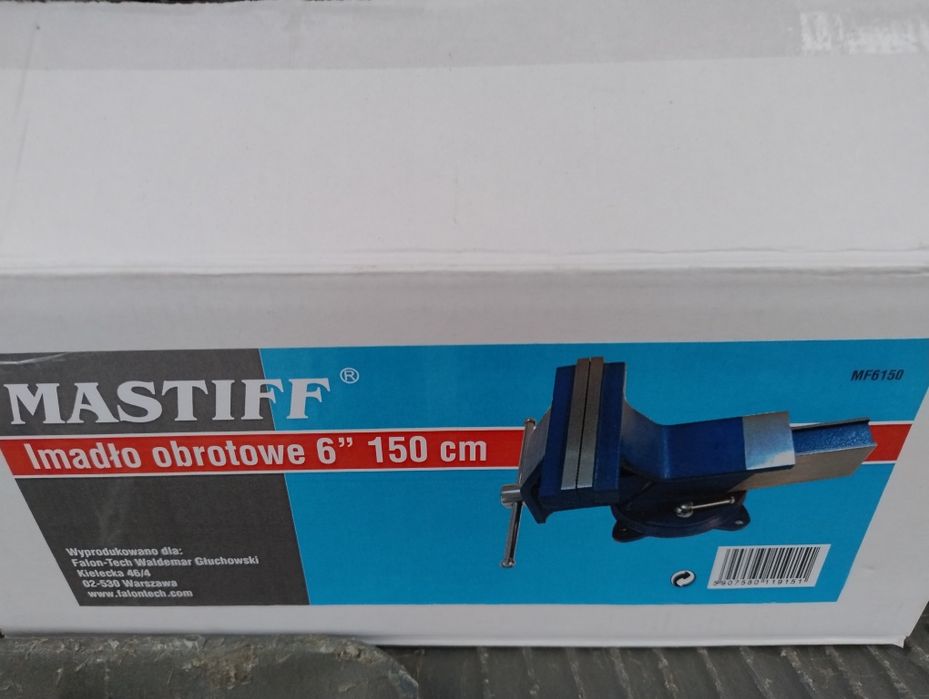 Imadło Ślusarskie Obrotowe Stalowe 150mm