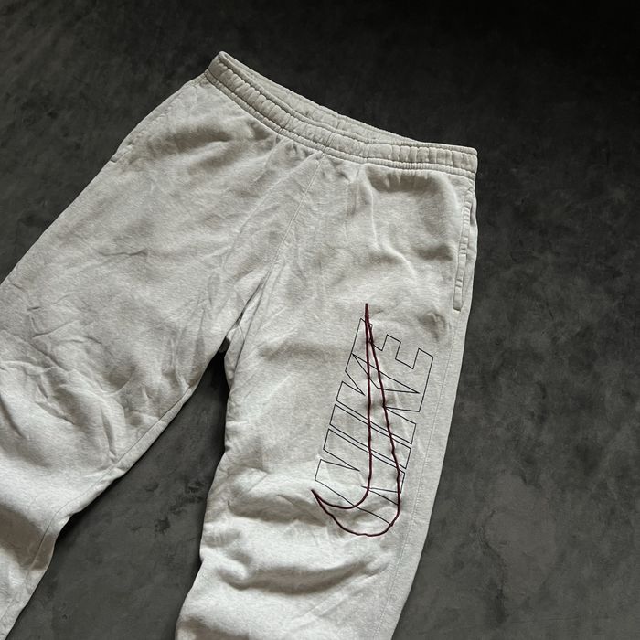 Штаны Nike Big Swoosh серые