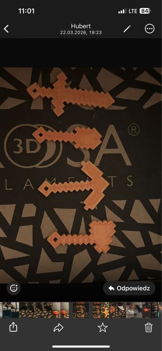 Wydruki z drukarki 3d