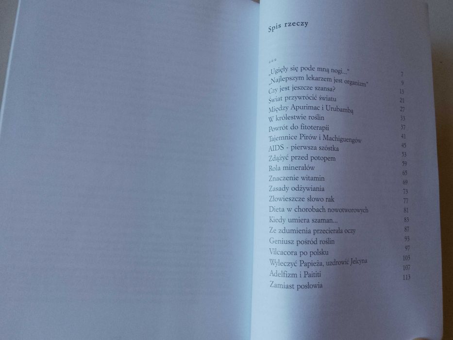 G. Rybiński, R. Warszewski "Vilcacora leczy raka"