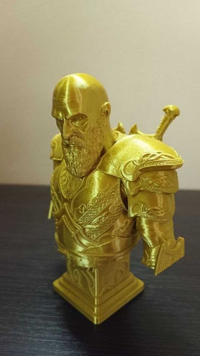 Figurka 3D popiersie KRATOS z GOD OF WAR !!!