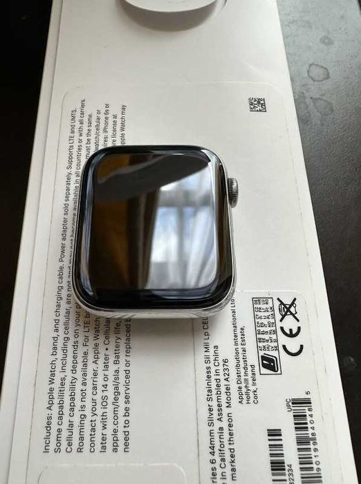 Apple Watch Series 6 GPS + LTE Stainless Steel 44mm комплект