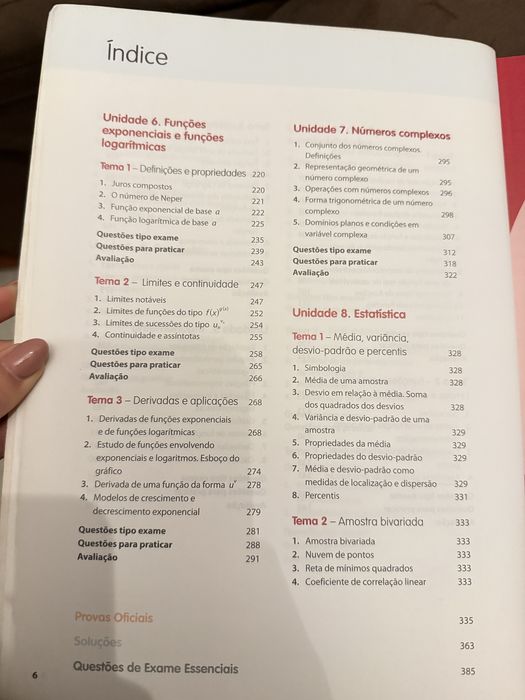 Livro exame final matematica A