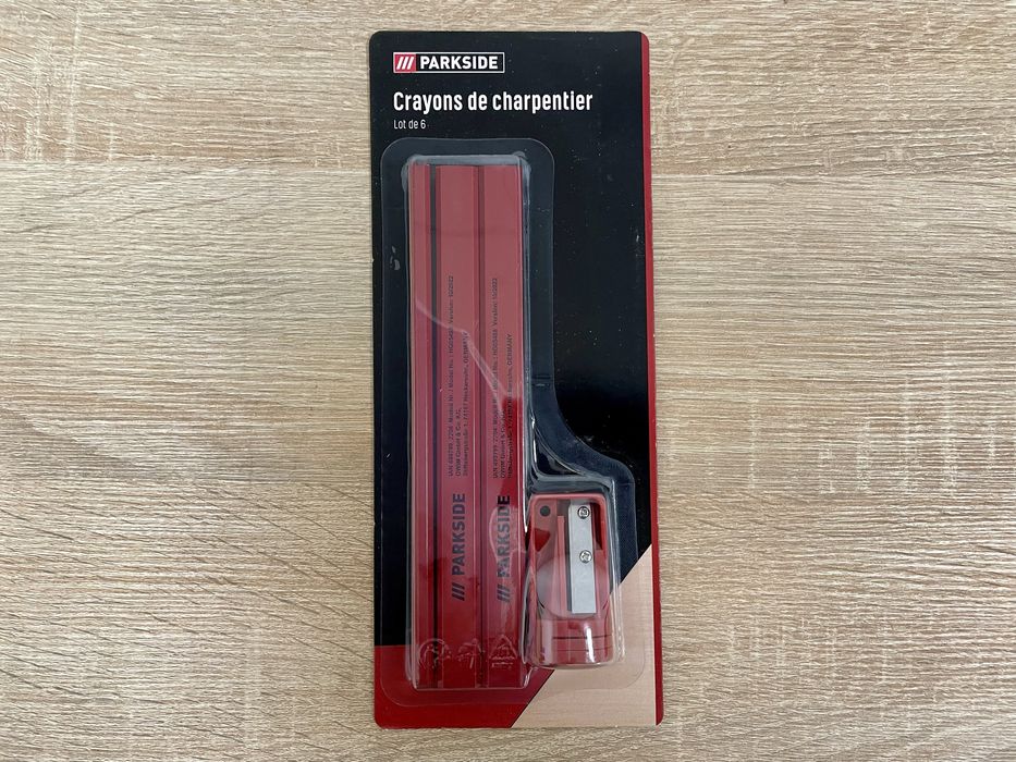 Карандаши строительные/столярные (5 шт) с точилкой PARKSIDE