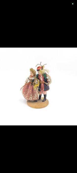 Figurka Spółdzielnia Pracy Kraków lalka Cepelia