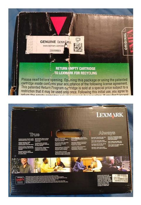 Toner Lexmark 12A6835 T520 Preto