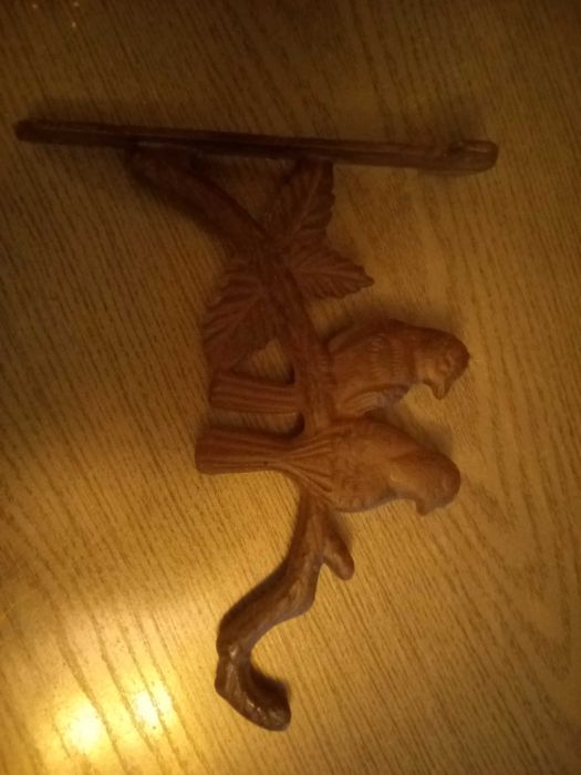 Żeliwna ozdoba Wieszak