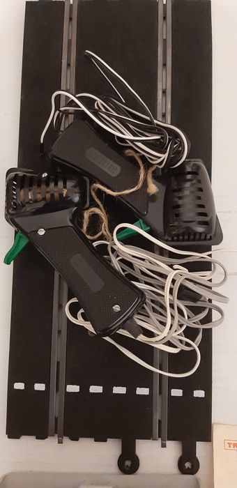 Scalextric - Transformador TR-1 , controladores , pista de ligação