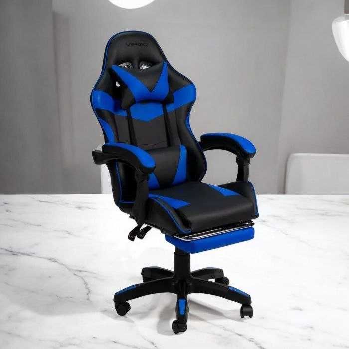Геймерське крісло Virgo Vecotti GT Чорно-синє