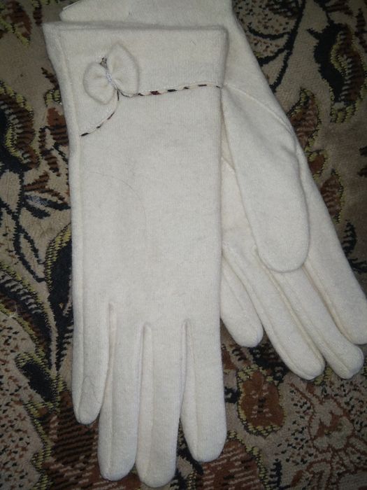 Перчатки женские, Кашемир, рр 6,5