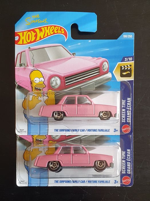 Hot Wheels The Simpsons Car