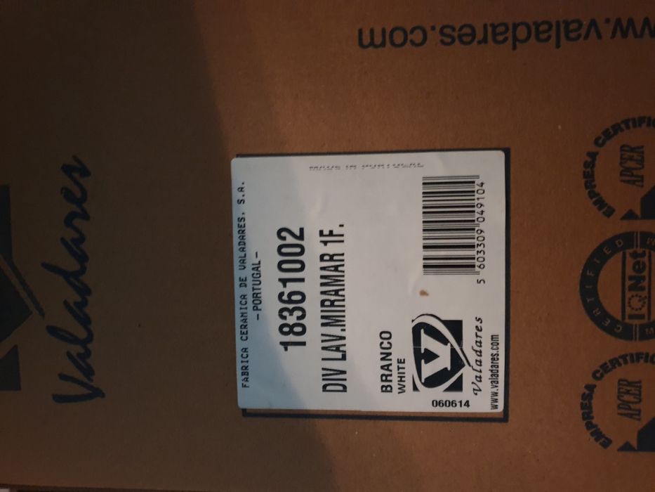 5 Lavatórios novos 10,00 unidade