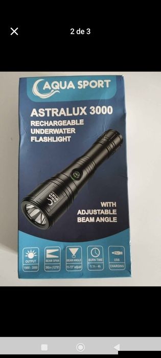 Lanterna de mergulho