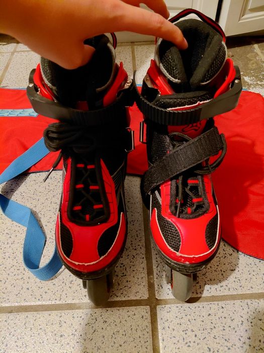 Patins em Linha Infantis Oxelo Ajustáveis (Tam. 33 ao 36) + Bolsa Original