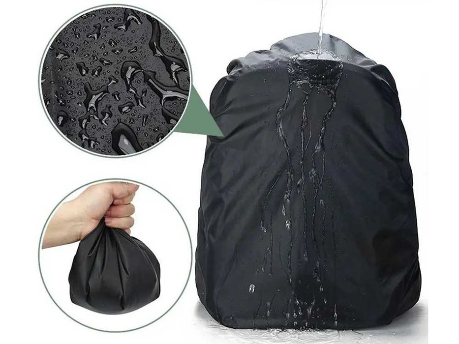 Pokrowiec na plecak trekkingowy 35L wodoodporny ochronny