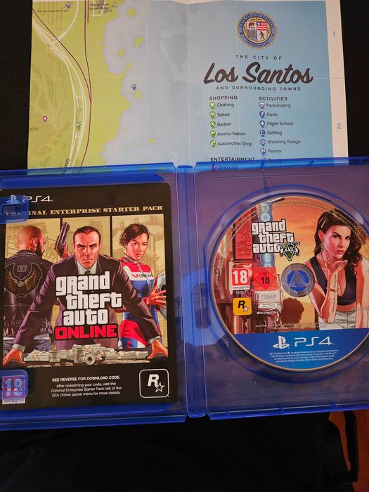GTA 5 Premium Edition PS4 + Mapa
