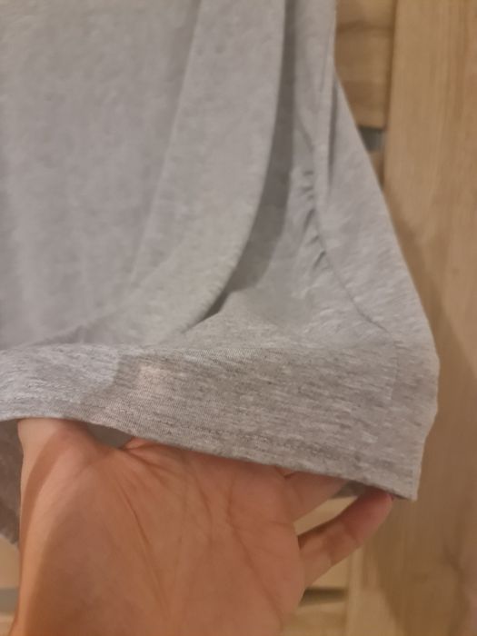 Koszulka ciążowa szerokie ramiączka szara r L IF