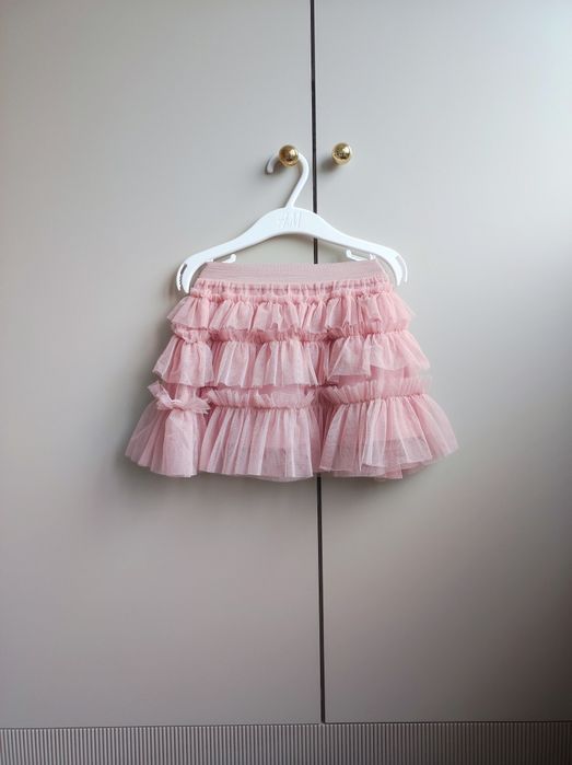 Spódniczka tiulowa brudny róż 80/86