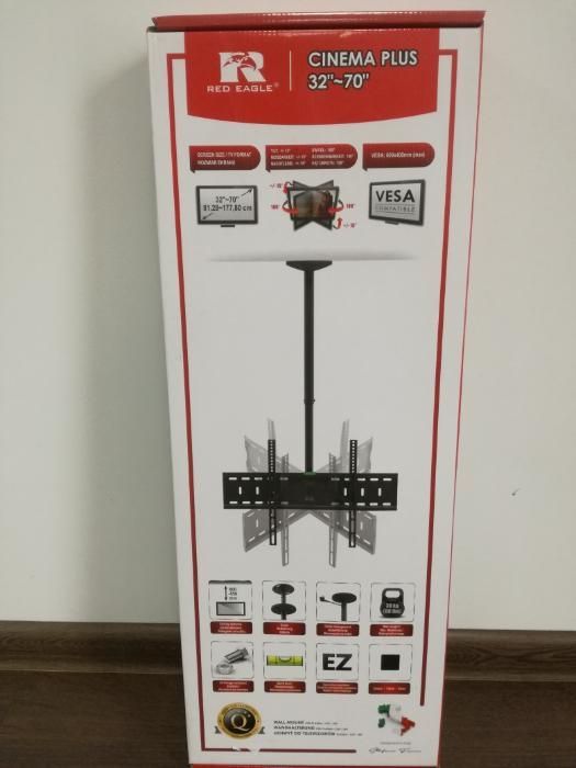 Uchwyt Wieszak Sufitowy OBROTOWY TV LCD LED 32- 70