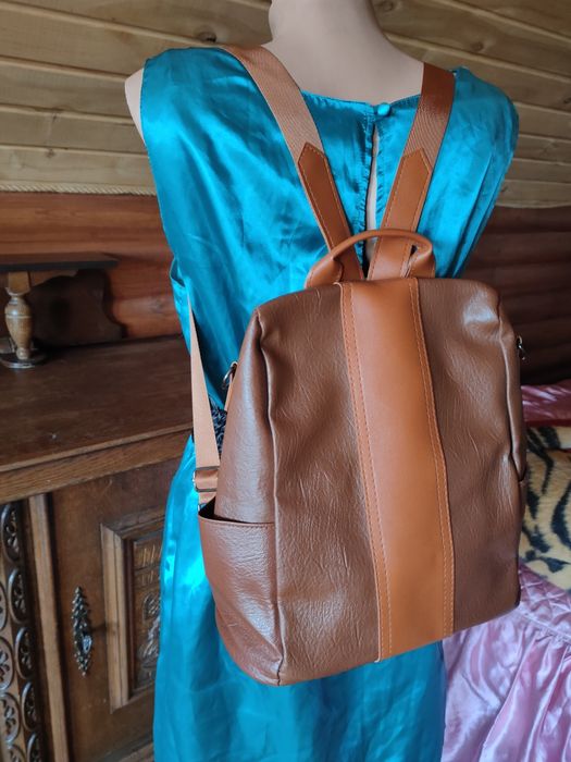 Рюкзак для девочки подростка кожзам