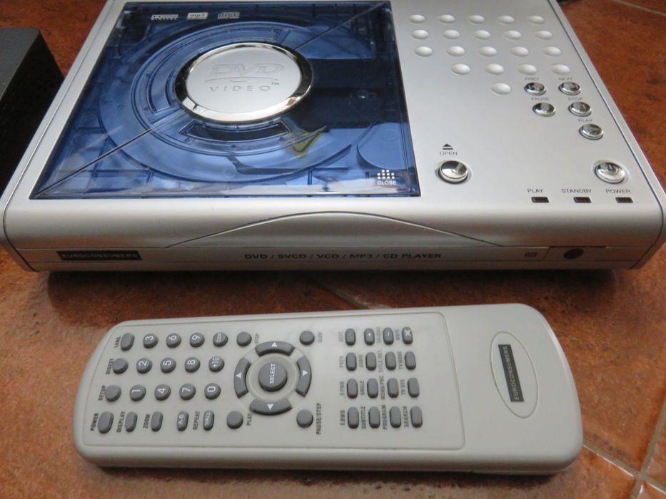 DVD Player Including Remote Control and SCART Cable, Functional and in Very Good Condition64752113511554123