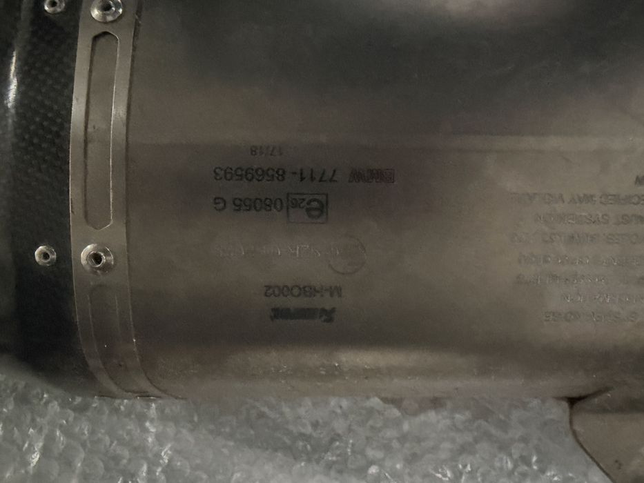 Ponteira Akrapovic HP para BMW R 1200/1250 GS/ GSA