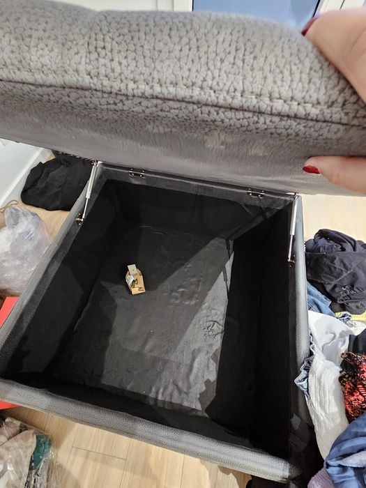 Puff com arrumação 80X40 Loja do Gato Preto