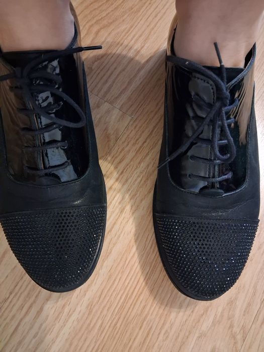 Skórzane buty venezia