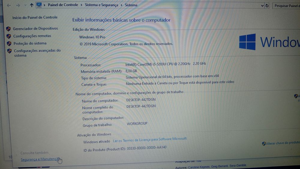 Portatil  dell e5550